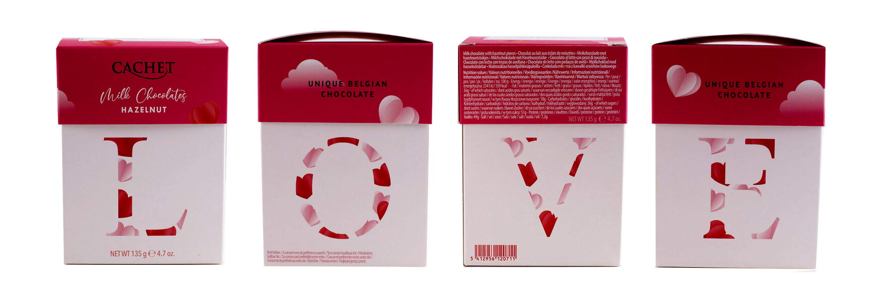 NACHRICHTENBOX 'YOU ARE THE BEST'<br>Sortiment Vollmilch-, Zartbitter- & Weiße Schokolade