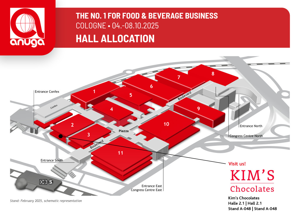 Anuga Hall plan